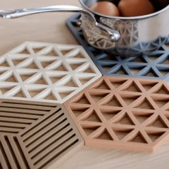 Potten & Pannen|Ygo Potonderzetter HEXAGON Sil. Mud