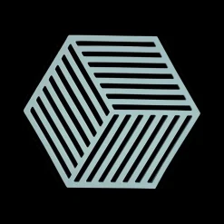 Potten & Pannen|Ygo Potonderzetter HEXAGON Sil. Fog Blue