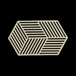 Potten & Pannen|Ygo Potonderzetter HEXAGON XL Sil. Pear