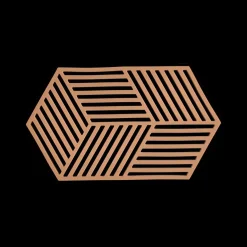 Potten & Pannen|Ygo Potonderzetter HEXAGON XL Sil. Light Terra