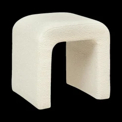 Poufen & Voetenbanken|Ygo Pouf SEVGIR U-Vorm Bouclé Naturel