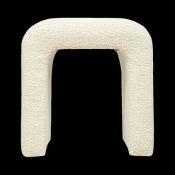 Poufen & Voetenbanken|Ygo Pouf SEVGIR U-Vorm Bouclé Naturel