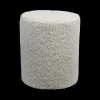 Poufen & Voetenbanken|Ygo Pouf TOBIES Rond Poly Teddy Off White