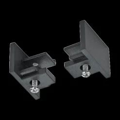 Railverlichting|Ygo Railverlichting DUOLINE Eindkappen Zwart