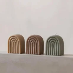 Woondecoratie|Ygo Regenboogkaars RAINBOW Taupe