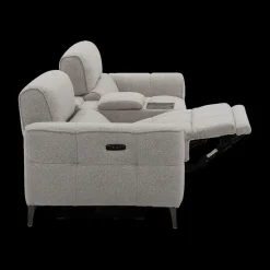 Hoeksalons|Ygo Relax-Sofa CHIOS USB Grijs B244