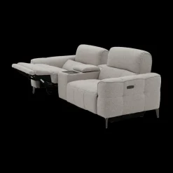 Hoeksalons|Ygo Relax-Sofa CHIOS USB Grijs B244