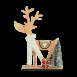 Kerst|Ygo Rendier RUDOLF M/Sjaal Hout Ass.