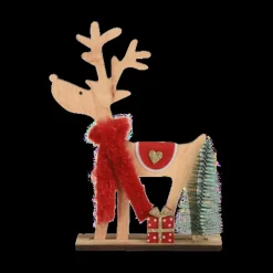 Kerst|Ygo Rendier RUDOLF M/Sjaal Hout Ass.