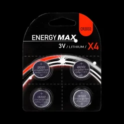 Batterijen|Ygo S/4 Batterij ENERGY MAX CR2032