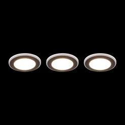 Spots|Ygo S/3 Inbouwspot ARGUS Wit/Zwart