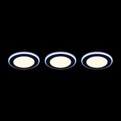 Spots|Ygo S/3 Inbouwspot ARGUS Wit/Zwart