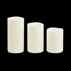 Woondecoratie|Ygo S/3 LED-Kaars FLAMES Multicolor