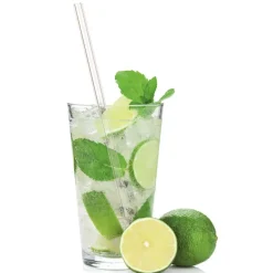 Aperitief & Wijn|Ygo S/4 Rietjes CAVISTE Transp. M/Reinigingsborsteltje