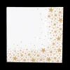 Tafellinnen & -Textiel|Ygo S/20 Serviet STARLING Wit/Goud