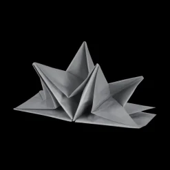 Tafellinnen & -Textiel|Ygo S/12 Serviet ZELMIA Geplooid Grijs