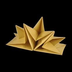 Tafellinnen & -Textiel|Ygo S/12 Serviet ZELMIA Geplooid Goud