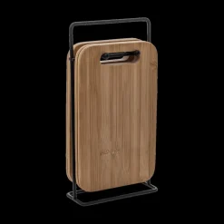 Keukenaccessoires|Kookaccessoires|Ygo S/4 Snijplanken CHOY RH Bamb/Hdr Met. Zwart