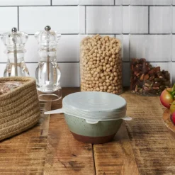 Bewaaraccessoires|Ygo S/3 Vershouddeksel Rnd Sil. Trnsp.