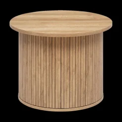 Salontafels & Bijzettafels|Ygo Salontafel Ø60 COLVAS Hout Naturel