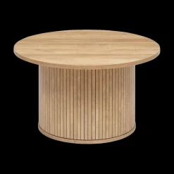 Salontafels & Bijzettafels|Ygo Salontafel Ø70 COLVAS Hout Naturel