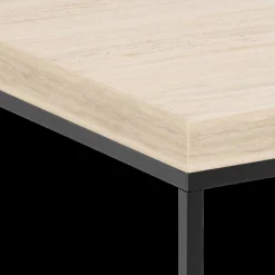 Salontafels & Bijzettafels|Ygo Salontafel AGNES Travertijnlook 40x45