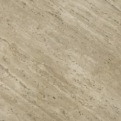 Salontafels & Bijzettafels|Ygo Salontafel ANANTA Ø80 Travertin/Mango Donkerbruin