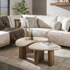 Salontafels & Bijzettafels|Ygo Salontafel AUDE S/2 Organisch