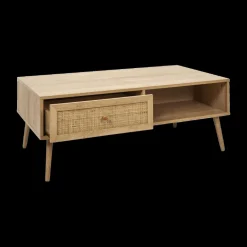 Salontafels & Bijzettafels|Ygo Salontafel CANNA Naturel B110