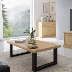 Salontafels & Bijzettafels|Ygo Salontafel CASTELLO 130x65 Lichte Eik