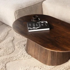 Salontafels & Bijzettafels|Ygo Salontafel DOMINGO Mango Donkerbruin 120x70