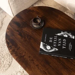 Salontafels & Bijzettafels|Ygo Salontafel DOMINGO Mango Donkerbruin 120x70