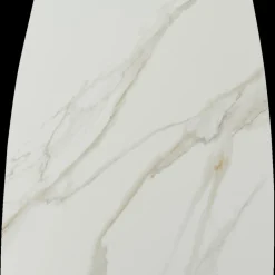 Salontafels & Bijzettafels|Ygo Salontafel DOMINIK 130x46 Keramiek Wit/Cognac