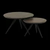 Salontafels & Bijzettafels|Ygo Salontafel EDISON 2Del. Ø75 - Ø55
