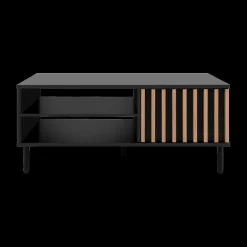 Salontafels & Bijzettafels|Ygo Salontafel ERNESTO 2xNIS-D B 110 Artisan Eik/Zwart