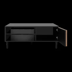 Salontafels & Bijzettafels|Ygo Salontafel ERNESTO 2xNIS-D B 110 Artisan Eik/Zwart