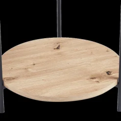 Salontafels & Bijzettafels|Ygo Salontafel JACOB Ø45 M/Onderblad Oude Eik