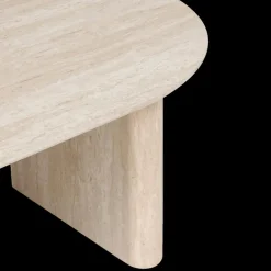 Salontafels & Bijzettafels|Ygo Salontafel LAGOON 120x60 Travertijnlook