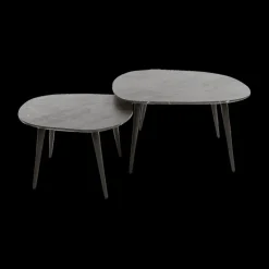 Salontafels & Bijzettafels|Ygo Salontafel LUISA S/2 Organisch Rock