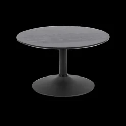 Salontafels & Bijzettafels|Ygo Salontafel LUTOR Ash Black Fineer Ø70