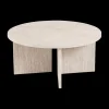 Salontafels & Bijzettafels|Ygo Salontafel MAERIS Ø90 Decor Travertin