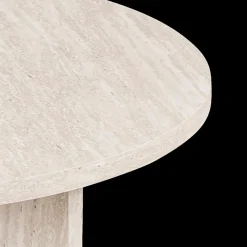 Salontafels & Bijzettafels|Ygo Salontafel MAERIS Ø90 Decor Travertin