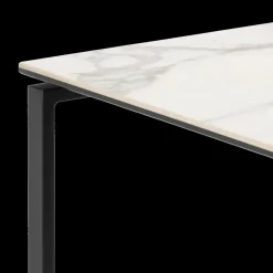 Salontafels & Bijzettafels|Ygo Salontafel MARCO S/2 Keramiek Wit/Metaal Zwart