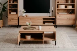 Salontafels & Bijzettafels|Ygo Salontafel MARE Artisan eik/zwart