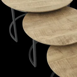 Salontafels & Bijzettafels|Ygo Salontafel MAXTON 3Del. Mango