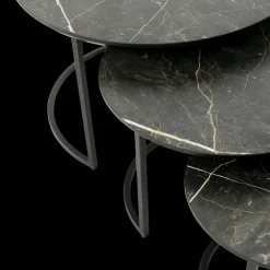 Salontafels & Bijzettafels|Ygo Salontafel MAXTON 3Del. Marble Bromo