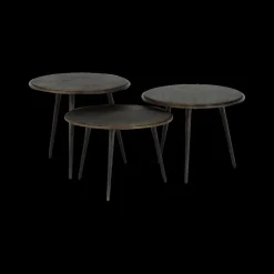 Salontafels & Bijzettafels|Ygo Salontafel NAYA Metallic grijs