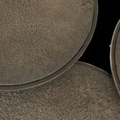 Salontafels & Bijzettafels|Ygo Salontafel NAYA Metallic grijs