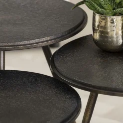 Salontafels & Bijzettafels|Ygo Salontafel NAYA Metallic grijs