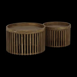 Salontafels & Bijzettafels|Ygo Salontafel NEROTA Massief mango zandkleur